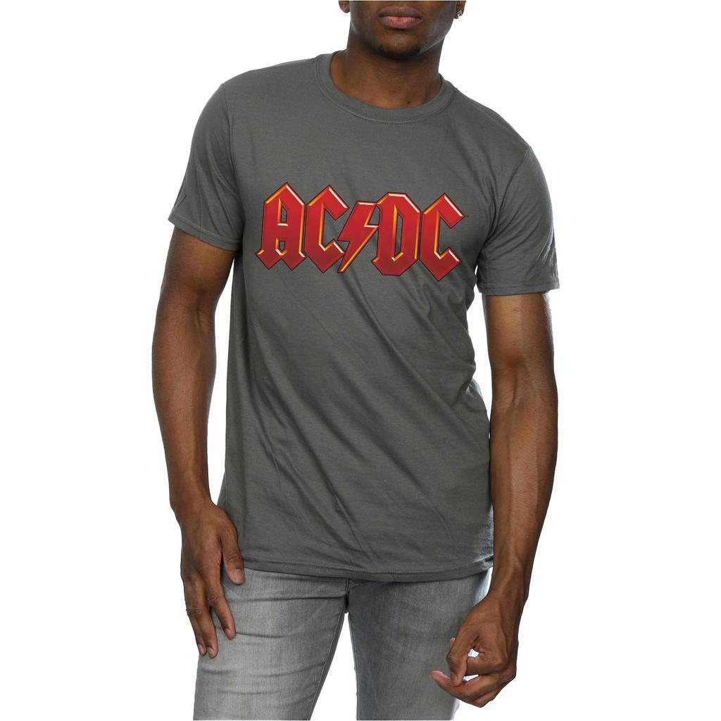 AC/DC Mens Dark Red Logo T-Shirt