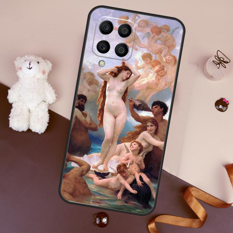 Art Painting Birth Of Venus Case For Samsung Galaxy M06 M53 M13 M31 M11 M35 M55 M15 M56 M36 M16 M12 M32 M52 M14 M34 M54