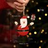 Nordic Style Xmas Tree Pendant Santa Clasu Christmas Ornament Christmas Hanging Decoration  Party
