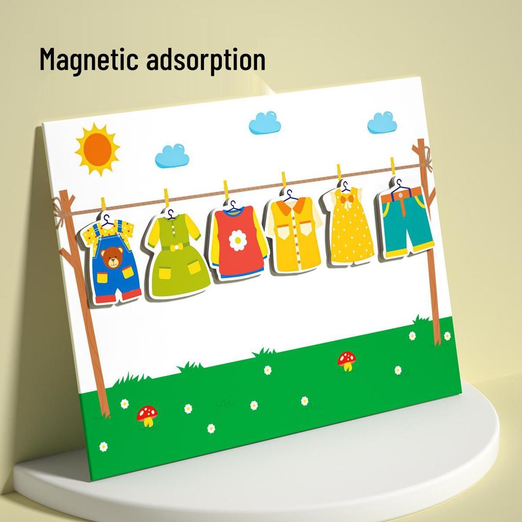 Magnetic Interactive Puzzle: Fun Stickers for Kids' Early Education & Play