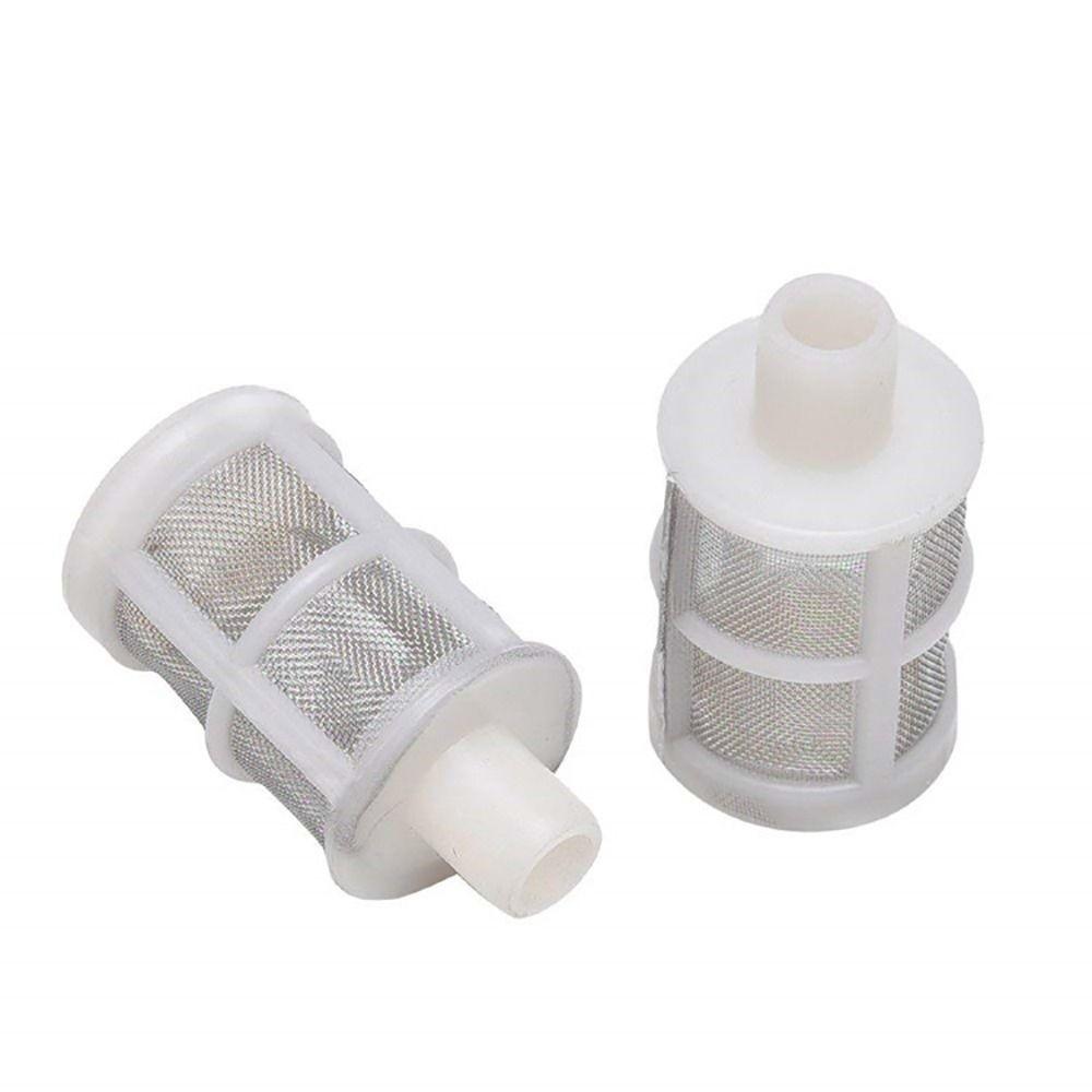 1/5Pcs Irrigation Aquarium Supplies Water Microfilter Diaphragm Pump 8mm 10mm 12mm Water Pump Net Filter Stainless Steel