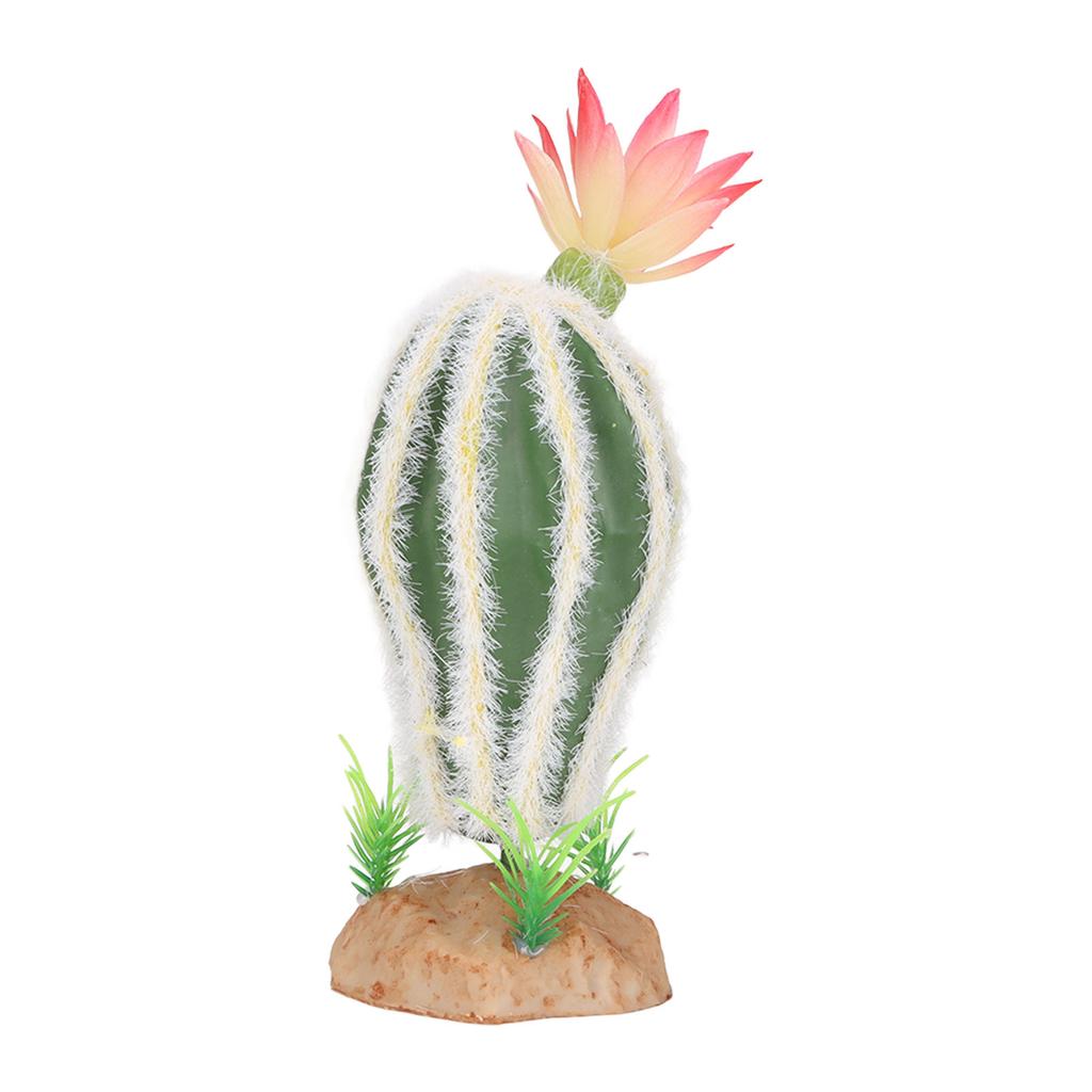 Reptile Cactus Plant Artificial Simulation Decorative Desert Plant Ornament for Fish Tank Terrarium Aquarium