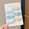 6Pcs/Set Non-Slip BB Clip Flower Barrette Cute Hairpin  Women