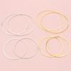 10pcs 60mm 80mm Brass Closed Ring Earring Wires Big Hoops Pendant Connectors Rings For DIY Jewelry Making Supplies Accessories