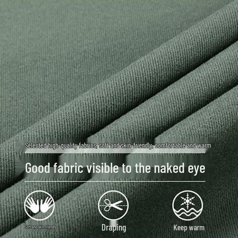 Romon Men's Thermal Fleece Mock Neck Pullover Sweater BYB88