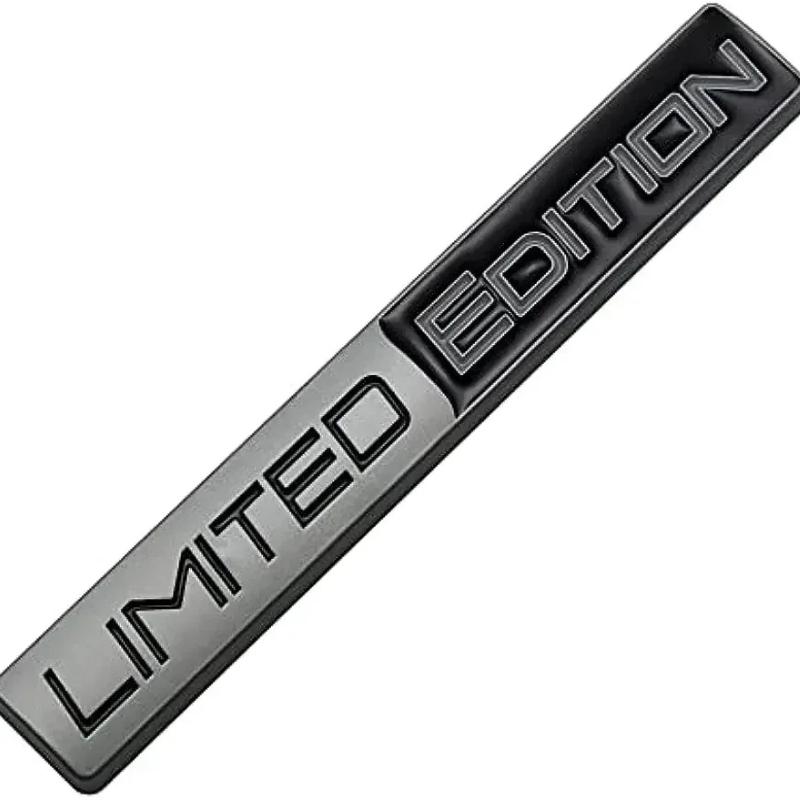 3D Limited Edition Metal Aluminium Adhesive Emblem Rear Trunk Badge Fender Sticker Body Decal Car Emblem