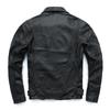 Maplesteed Vintage Washed Black Motorradjacke Herren Echtlederjacken 100 % Rindsleder Mantel Moto Bikerjacke M -5XL M456