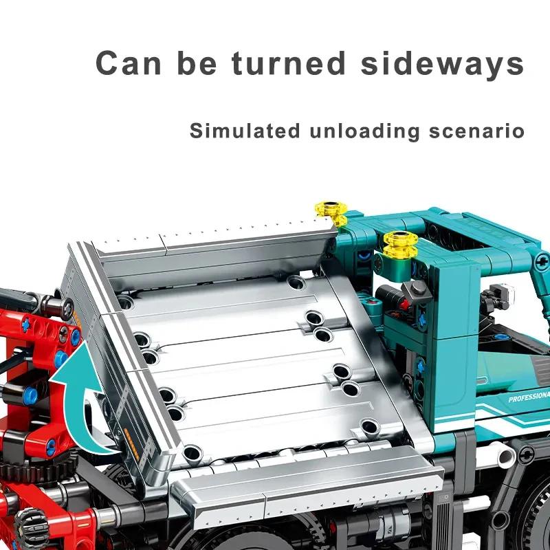 Techinical Mechanical Farm Engineering Car Building Blocks Unimog Truck Model Bricks Toys for Kids Birthday Gift