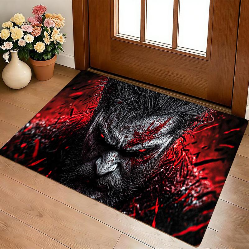 Wolverine Living Room Nonslip Area Rug Soft Carpet For Bedroom Game Playroom Sofa Office Home Decor Doormat Christmas Gift C9291213