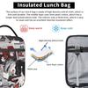 Itadori Yuuji Insulated Lunch Bags Cooler Bag Reusable,Meal Container Jujutsus Kaisens Portable Tote Lunch Box Bento Pouch