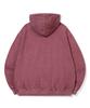 Urban Keyring Crop Pigment Hoodie Dusty Pink