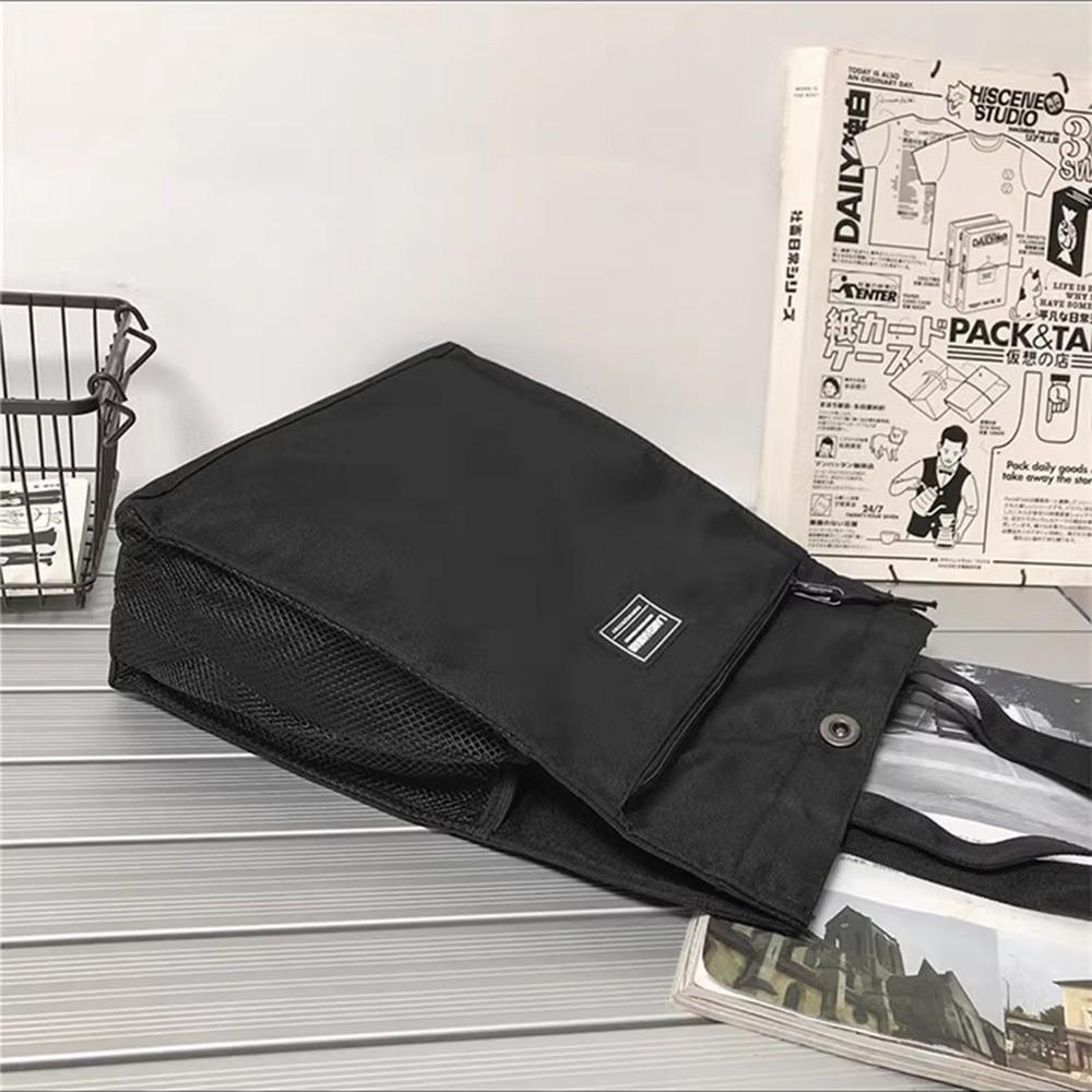 Large Capacity Male Commuting Tote Bag Casual Portable File Bag Stylish Lightweight Handbag  Travel