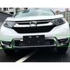 Car Body Head Front Fog Eyebrow/Trim Light Lamp Frame Stick ABS Chrome Cover Parts For Honda CRV CR-V 2017 2018
