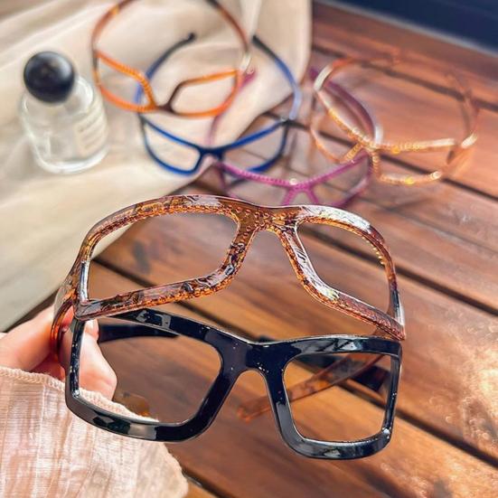 Yousheng Damen Stirnband Rutschfest Zähne Brillengestell Design Acrylmaterial Leicht Haarreif Haaraccessoires