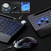 2.4G RGB Wireless Ergonomic Keyboard & Mouse Set with 7-Color Backlit and Anti-Sleep Jitter