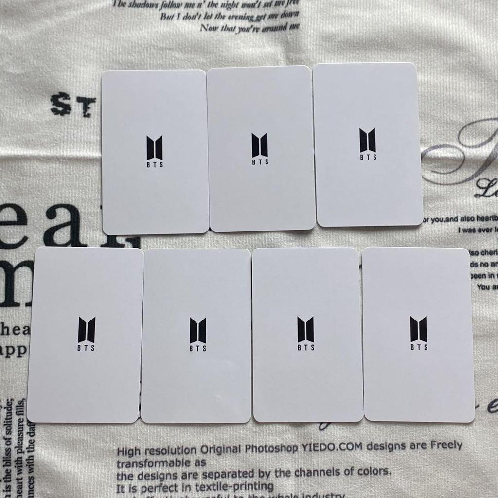 [USED] BTS 2022 THE FACT PHOTOBOOK 7-piece trading card set