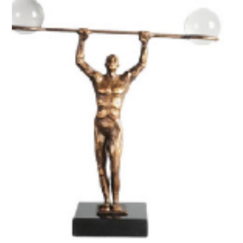 

Nordic Simple Modern Iron Sports Figure Скульптура Гостиная Светильник Роскошный Мягкий Декор Образец Украшения Комнаты