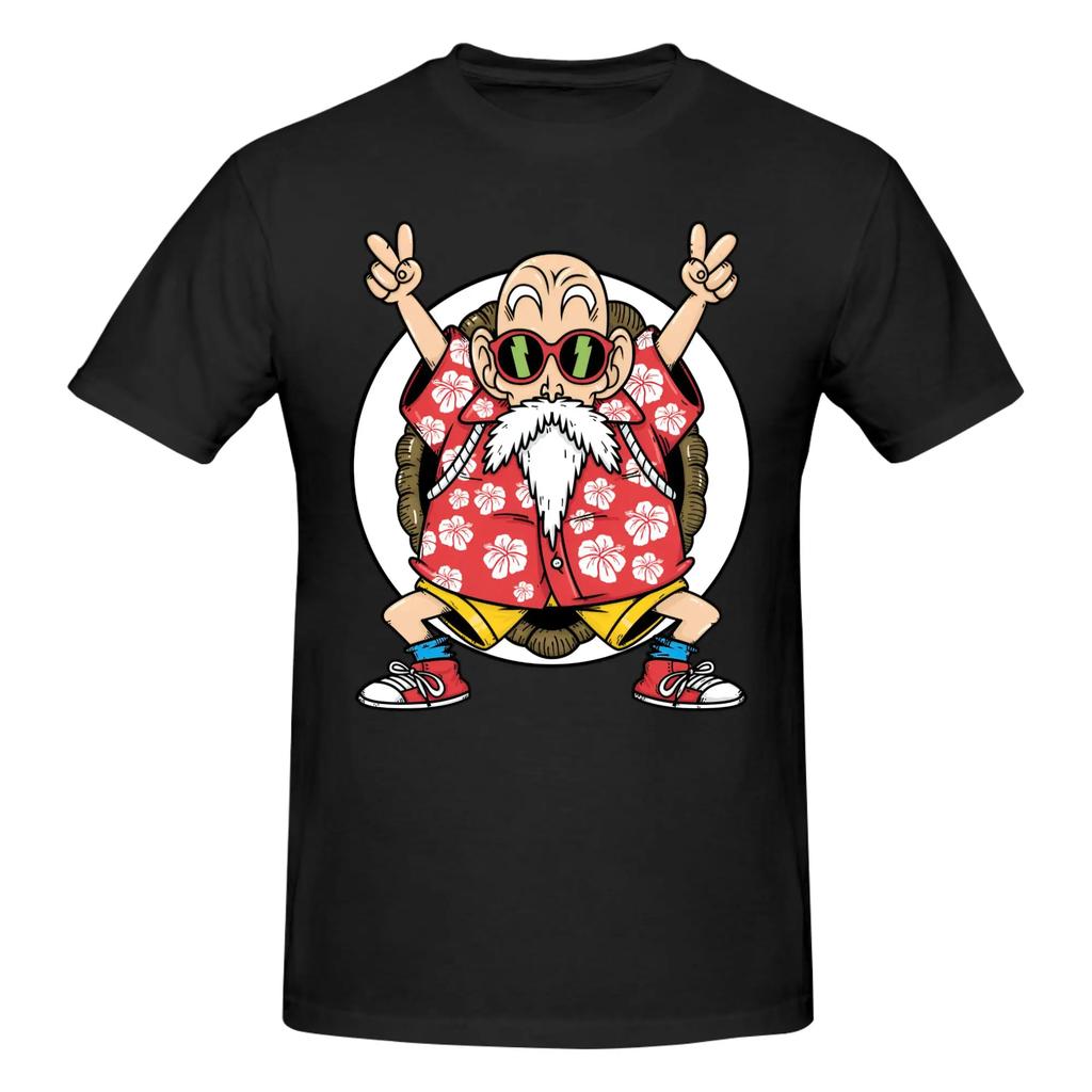Dragon Ball Trendy Hot Items Summer 40th Anniversary Master Roshi Anime Printed Tshirt Extra Size Streetwear Unisex