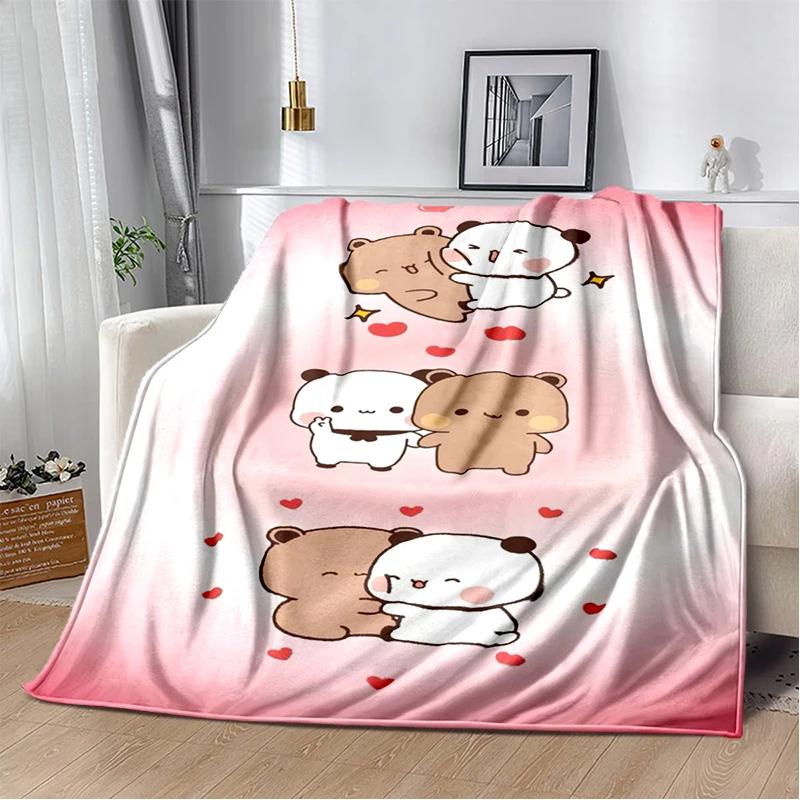 

29 Style New Bubu Dudu Cute Cartoon Soft Flannel Blanket for Bed Bedroom Sofa Picnic,Throw Blanket for Cover Office Gift Kids 75x90cm