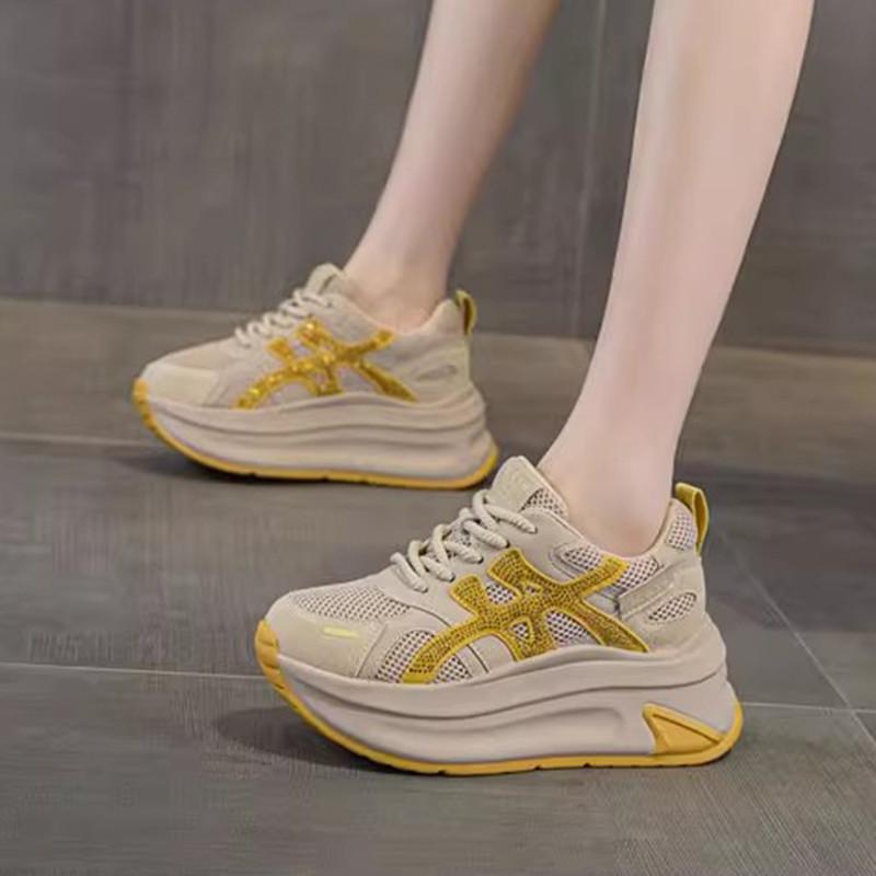 New autumn and winter dad shoes for women's versatile casual sports muffin thick-soled height-increasing Forrest Gump shoes for women