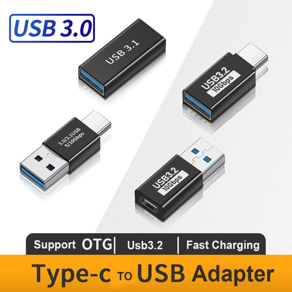 USB 3.1 to Type C Adapter Supports 10Gbps Data Transfer and Charging for Smartphones Tablets and More