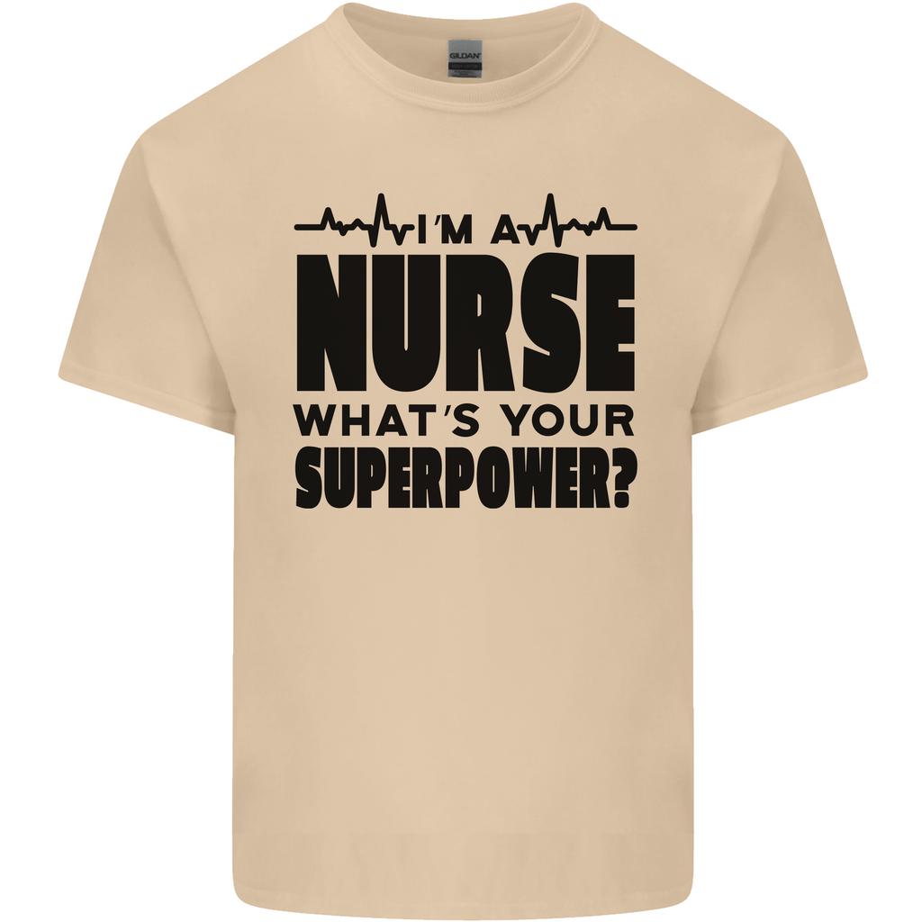 Im a Nurse Whats Your Superpower Nursing Unisexs Light Cotton TShirt