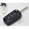Car Key Shell Replacement For  Hyundai I30 IX35 Flip Folding Remote Key Case Blank Cover 3 Buttons