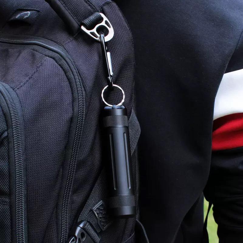 Aluminum Alloy Sealed Medicine Bottle Outdoor Survival and Self-Rescue Protection Gear Portable Outdoor EDC