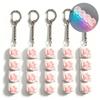 High Quality 5Pcs Multi-Style Light Up Keycap Keychain, Stress Relief Click Fidget Toy, Portable Desk Accessory Birthday Gift