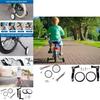 Versatile Adjustable Training Wheel Support For Children's Bikes With Sturdy Build