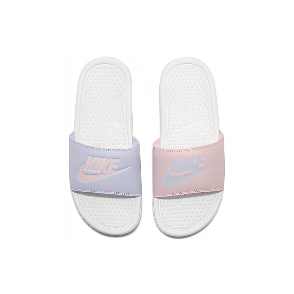New Nike Benassi Jdi Slides 'Ghost Barely Rose' Women's 343881-114
