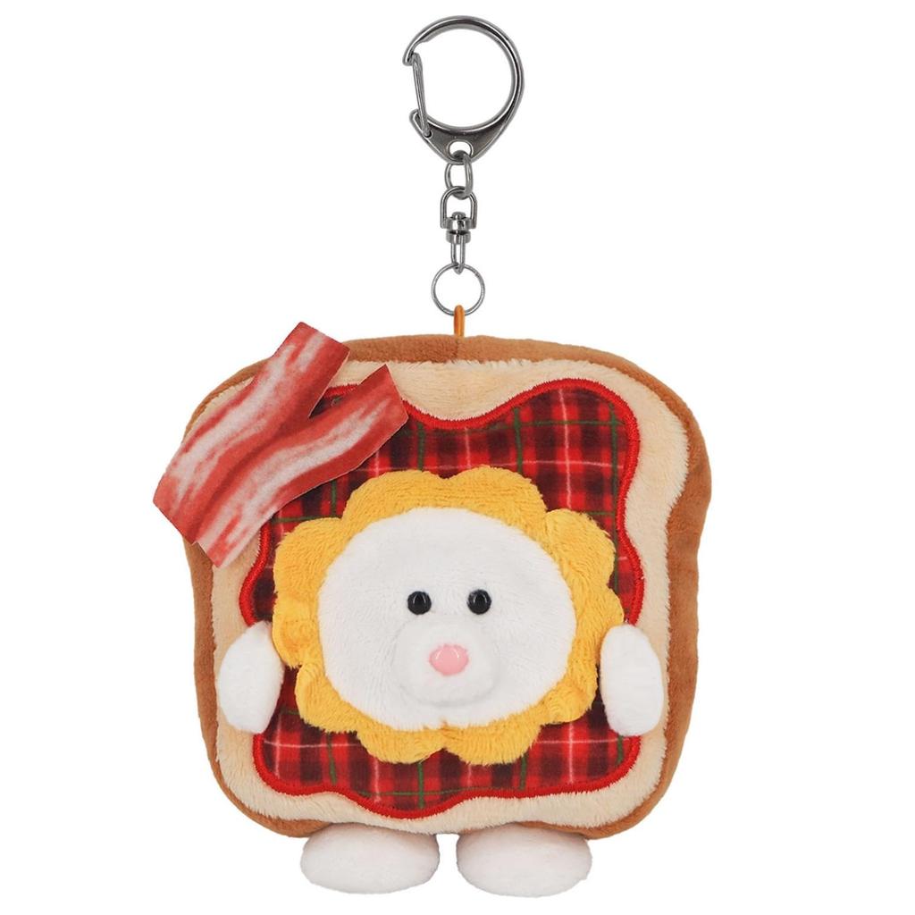 Sanei Boeki mottk Try it morning Mascot Plush Toy, Size: Approx. W9.5 x D6.5 x H10cm, MK04