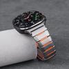 Compatible Two-Color Rubber Folding Buckle Wristband for Samsung Galaxy Watch 8