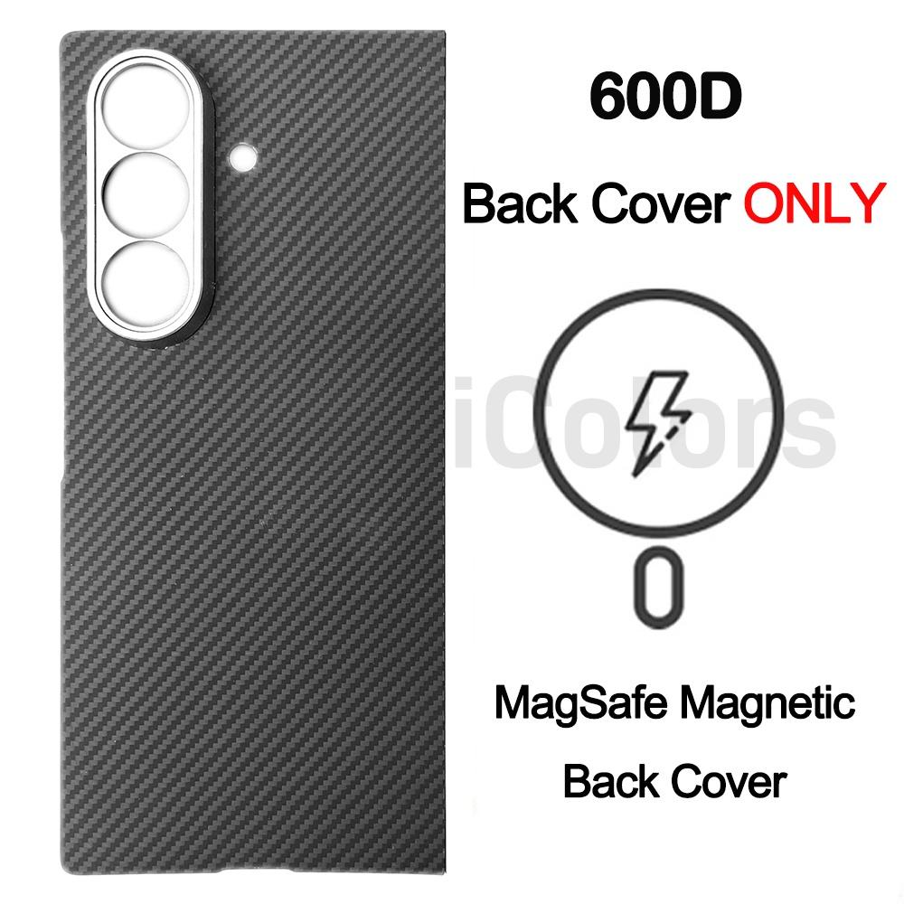 Magnetic Aramid Case For Samsung Galaxy Z Fold 7  Carbon Fiber Magsafe Case Magnetic Shell Cover Camera Lens Protection