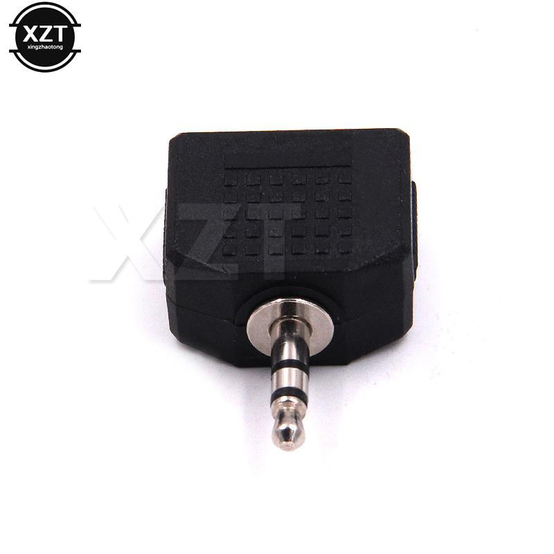 Mini Stereo 3.5mm Audio Jack Male To Dual 3.5mm Female Double Earphone Headphone Y Splitter Adapter Plug MP3 Phone DIY ConverterGood Product