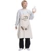 AND PACKABLE Neck Apron, Unisex, Adult Size, 80cm Long x 80cm Wide, Ojipan, White, 67163