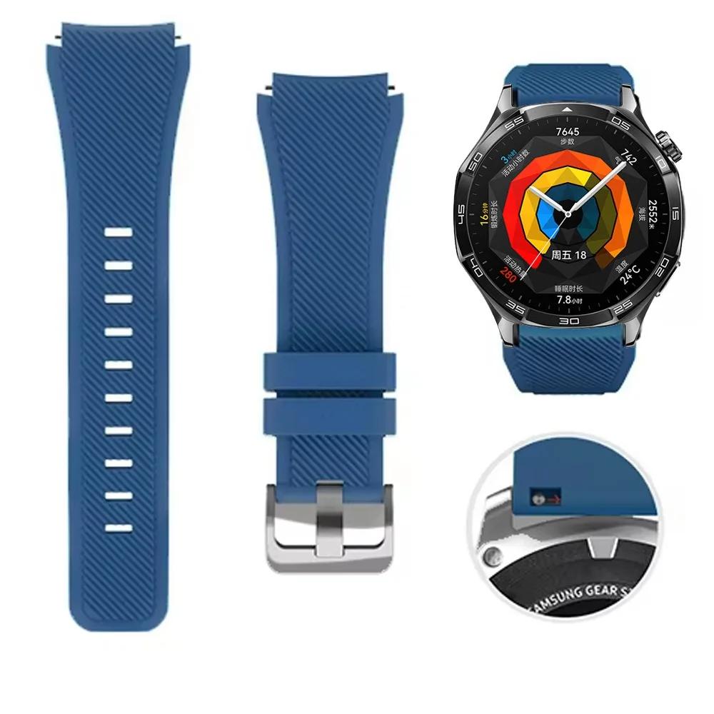 

22mm Silicone Strap for Huawei Watch GT5 4 3/GT5 Pro 46mm Soft Bracelet Belt for Amazfit Balance/Amazfit GTR 47mm/GTR 4 3 Band 22mm Universal
