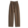 DIMANAF Autumn Winter Plus Size Women Cothing Basic Harem Oversize Casual Trousers Long Pants Elastic Waist Vintage Lady Loose 2025