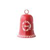 Wrought Iron Open Christmas Bell Hand Crank Can Ring Large Bell Christmas Tree Decoration Pendant