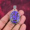 Copper Charoite Pendant Gemstone Jewelry, 925 Solid Sterling Silver Pendant, Handmade Gift For Wife Pendant Jewelry