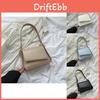 Bolsa de Ombro Estilosa em PU Elegante Simples Quadrada Tendência Para Mulheres Em Cores de Outono Preto Branco Azul Cáqui