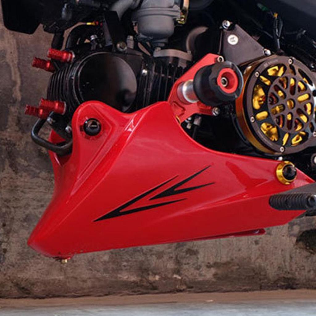 Motorcycle Chin Spoiler Engine Protection Cover Under Cowl Lowered Shrouds For Weather Protection Aesthetic Daily Commuting Long