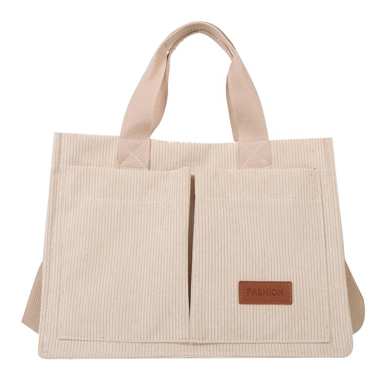 

College students take classes, commute bags, tote bags 2025 shoulder bags, women s large-capacity Japanese go out to work, hand-held bags хаки