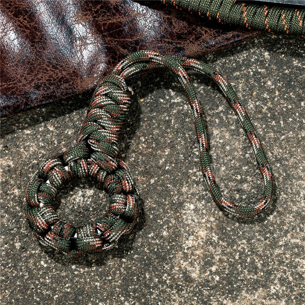 Parachute Cord Outdoor Tools High Strength 7-core Umbrella Rope Lanyard Paracord Keychain Key Ring
