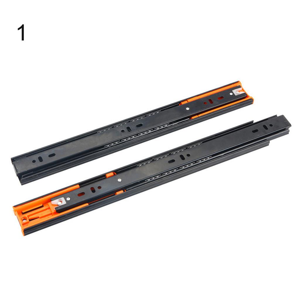 2pcs Drawer Slides Silent Buffer Damping Slide Cabinet Drawer Self locking Rails 2pcs Drawer Slides Silent Buffer Damping Slide Cabinet Drawer Self locking Rails