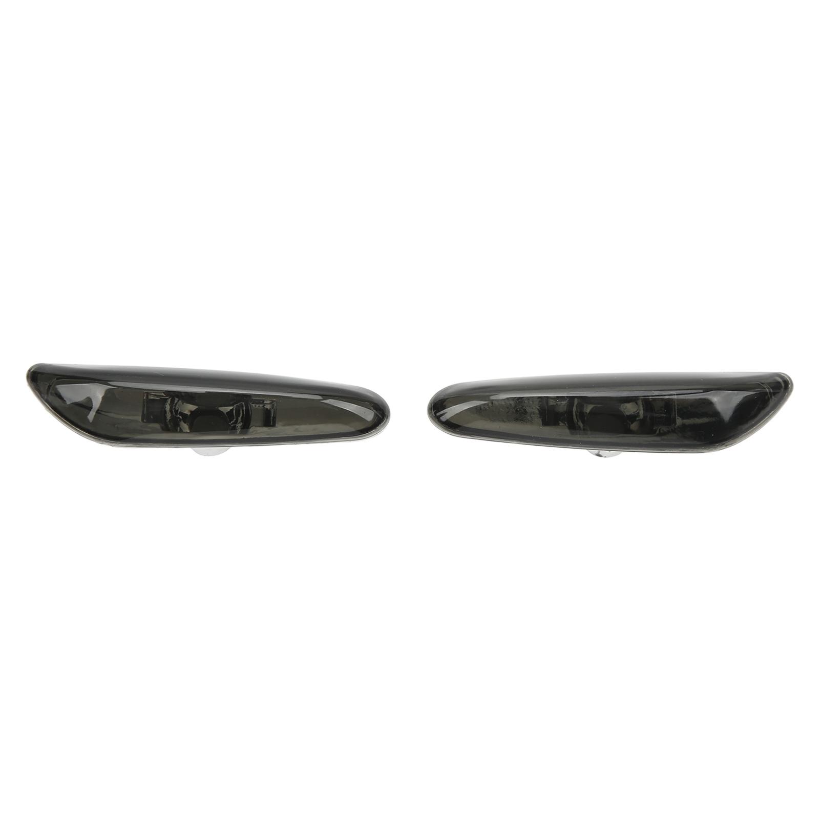 

Pair Car Side Marker Light Shade Left Right 63137165915 Gray Replacement for 3 Series E46 20022005