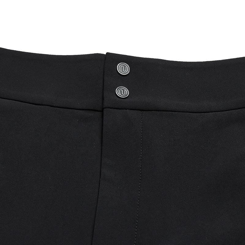 Fila By Naoki Takizawa Fashionable Versatile Slim Elegant Daily Comfortable Woven Casual Long Pants Women Bottoms Black F11W542801FBK