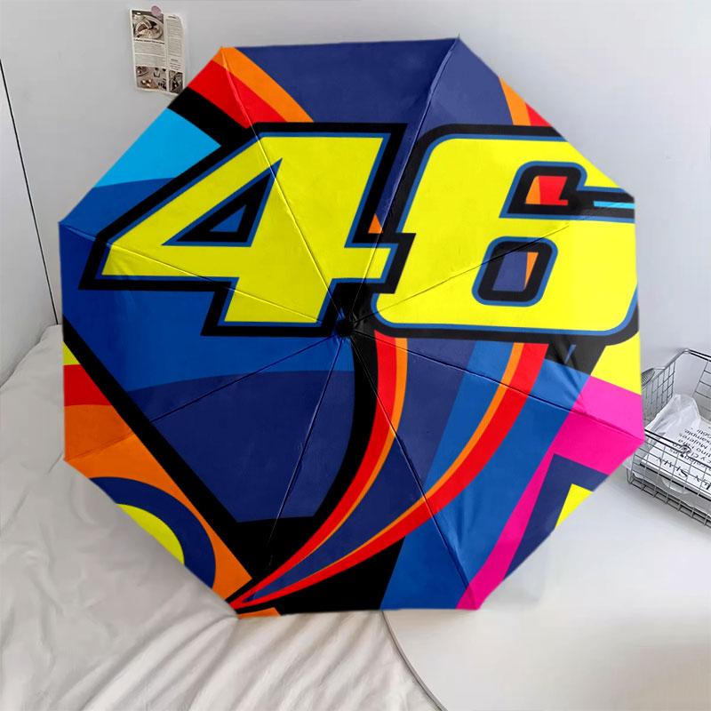 VR46, автоматический складной зонт, портативный и складная конструкция, 8 спиц, рождественский или день рождения подарок.