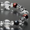 Sklep z ołtarzami buddyjskimi Takita Shoten Specjalnie Wyselekcjonowana Bransoletka Koraliki do Modlitwy Bransoletka Czterech Bogów Czarny Kwarc Rutylowy 8mm Kamień Niebieskiego Oka Kamień Czerwonego Oka