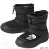 The North Face K Nuptse Bootie VII TNF Size 18 Black/TNF Black,